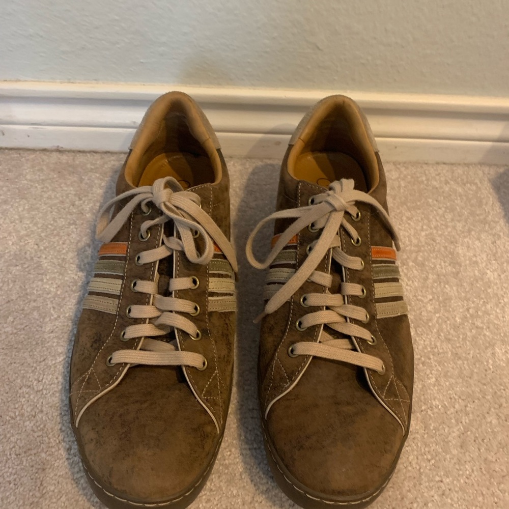Cole Haan Men’s brown/dark tan leather, size 13